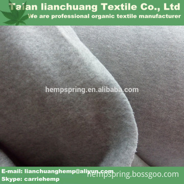 Fleece fabric made of bamboo and charcoal fiber mixed, bamboo charcoal fleece